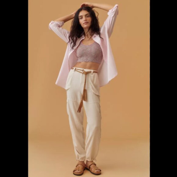 Brand New By Anthropologie Relaxed Utility Pants - Picture 1 of 8